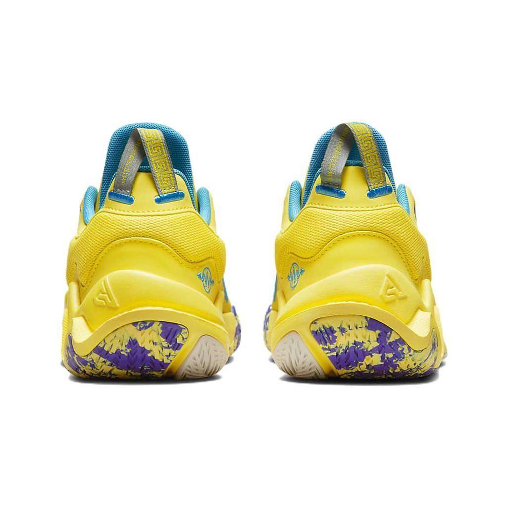 Nike Детские баскетбольные кроссовки Giannis Immortality 2 Yellow Strike Laser Blue Tour Yellow DQ1943-700
