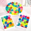 Gradient Color Colorful Bouncy Ball Bouncing High Bounce Toy Balls Shiny Rubber Ball  Children