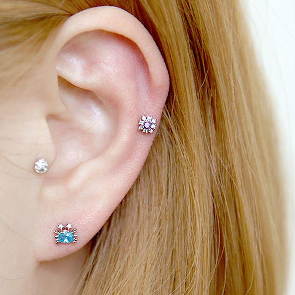 [1+1] Choose 1 of 3 Little Crab Fashion Piercings (Sold Individually)