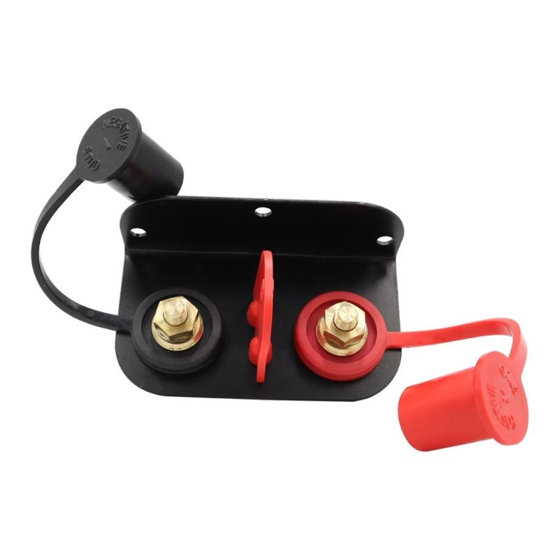 Battery Base Extension Cord Part Junction Post Connector 250Amp 12/24V Remote Battery Power Kit Auto Accessories