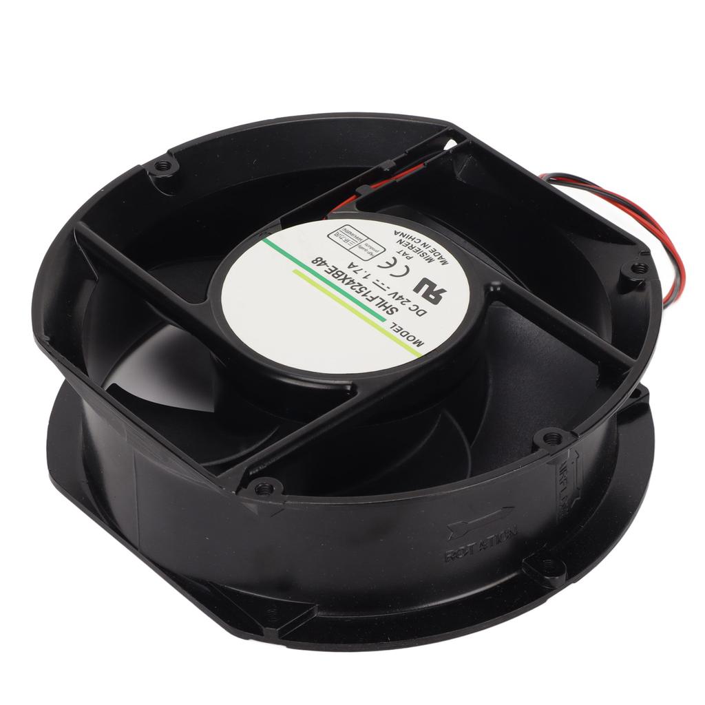 Cooling Fan Dual Ball Axial Heat Sink Silent Cooling Fan for DIY Cooling Ventilation Machinery Household Appliances 24V