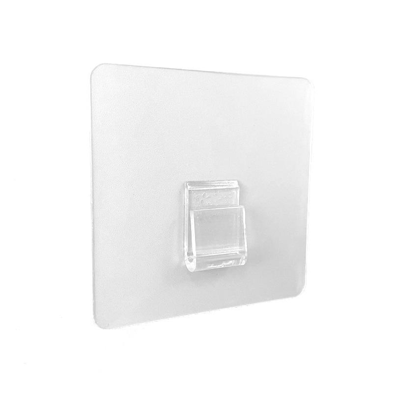 5 шт. Прозрачные настенные крючки Прочные самоклеящиеся Кухонные крючки для хранения в ванной комнате Вешалки Присоска Крючок для тяжелых нагрузок Держатель Стойка KTY