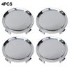4Pcs 75mm Wheels Center Cap Universal Tire Hubcap Chrome Silver ABS Plastic Auto Centre Hub Disc Cup Covers
