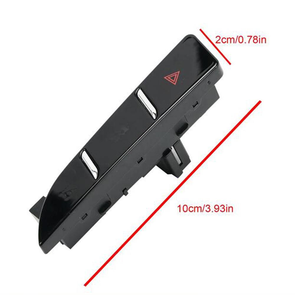 1 комплект переключателя аварийной сигнализации автомобиля для ремонта черный для Cadillac XTS GM 2013-19 84144313