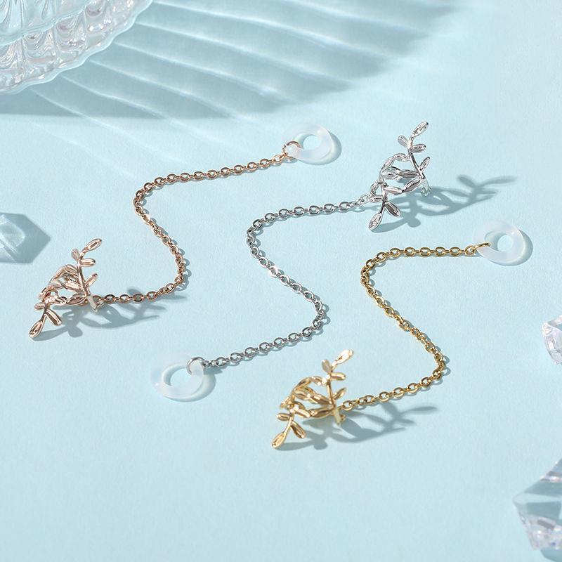 1 Pair Stainless Steel Anti-Lost Earphone Holder Clip Earrings For Airpods 1 & 2 & Pro 3 Wireless Earrings Jewerly