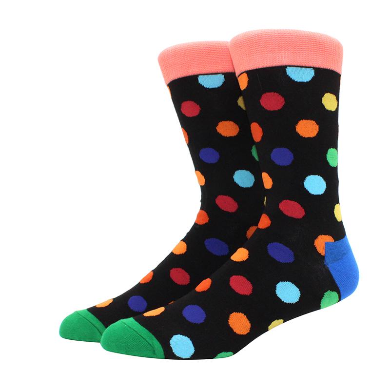 Мужские носки в стиле хип-хоп с цветочным принтом, скейтбординг, разноцветные мультяшные узоры, смешные женские носки средней длины