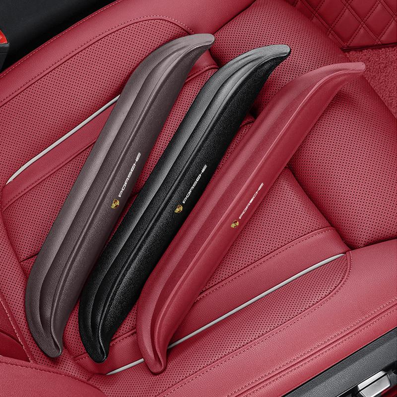 wsdz2 Car Leather Seat Gap Filler Auto Gap Dustproof Protector For Porsche 911 Cayenne Cayman Panamera Macan Taycan Boxster Carrera-GT