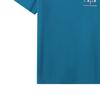 Armani Exchange Однотонная футболка с вышитым логотипом, короткий рукав, мужские топы 8NZTPH-ZJH4Z-15BB