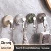 Бесследный клейкий присосочный крючок - Высокая грузоподъемность, Настенный/Ванный крючок без сверления для дверей