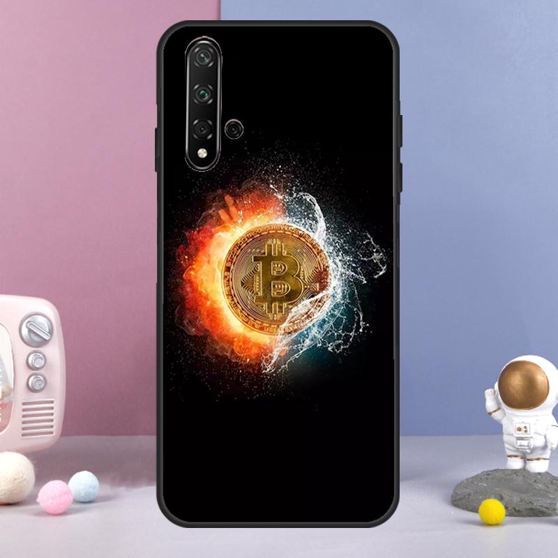BTC Bitcoin Для Huawei Nova 7i 8i 11i 12i 12s Y73 Y70 Y90 Y60 Y72 Y61 Y91 9 10 SE P30 Pro P40 Lite Чехол