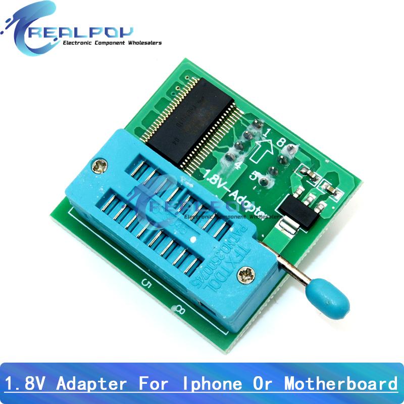 Адаптер-программатор CH341A + адаптер SOIC8 + зажим SOP8 с кабелем + адаптер 1.8V Программатор USB CH341A для EEPROM, Flash, BIOS ZIF-адаптер
