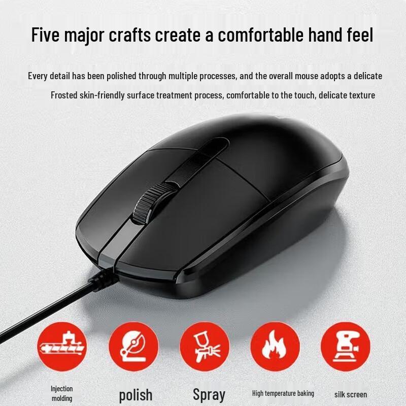 Lenovo M280 Clicky Wired USB Mouse