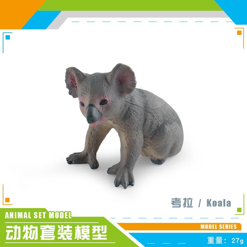 Коллекция реалистичных пластиковых моделей лесных животных, включающая милых статичных мышей, лягушек, крокодилов, коал и скунсов