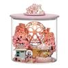 CUTEROOM DIY Деревянный Кукольный Домик Набор Пейзаж Сакуры Миниатюрная Бутылка Мечты Ручная Работа Ремесло Интерьер Подарок - Дом, Серия, Набор, Декорация,