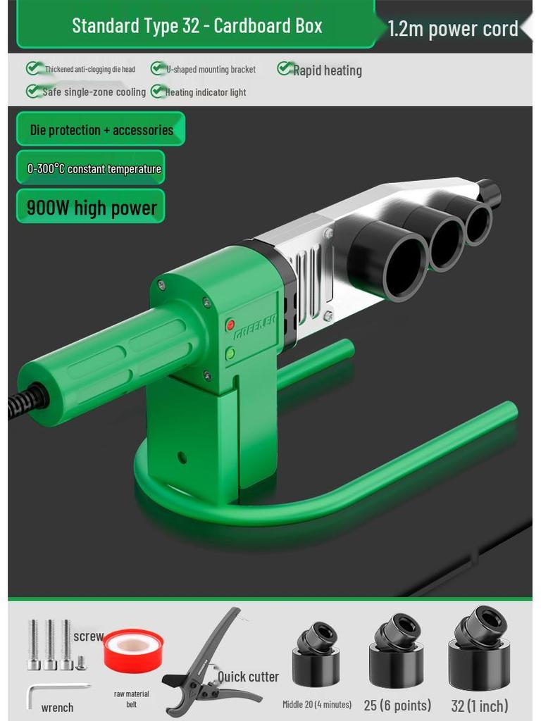 Сварочный аппарат для PPR труб Green Forest (горячая плавка) - Бытовой сварочный аппарат для контейнеров