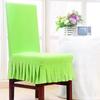 Elastic One-piece Skirt Chair Cover Short Skirt Chair Cover Hotel Hotel Anti-stained Chair Cover Wedding