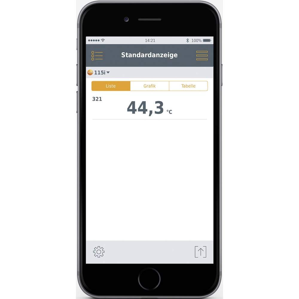 Testo 115i интеллектуальный зонд-зажим термометр