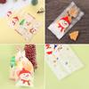 10/30pcs Children Snowman Biscuit Bag Xmas Self-adhesive Plastic Packaging Christmas Candy Bags