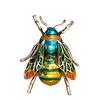 Винтажная Мода Милая Пчела Животные Эмалевая Брошь Уникальная Насекомое Значок на Лацкан Женский Костюм Платье Шарф Аксессуары