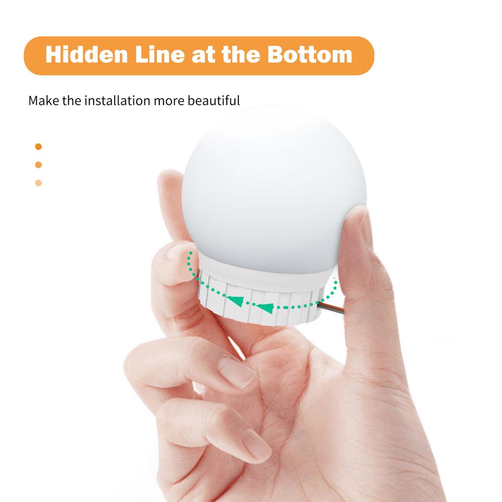 Светодиодное зеркало для макияжа, умное сенсорное управление, освещение для косметического зеркала, освещение для зеркала в ванной комнате