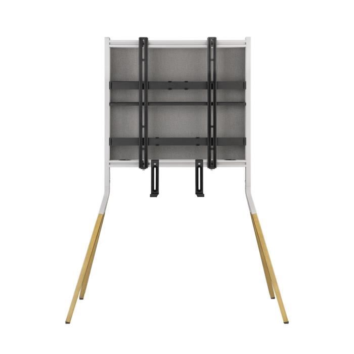 Pupitre à roulettes - one for all - wm 7482 - 50 kg - 32'' à 70'' - gris et bois