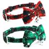 Рождественские украшения Рождественские миниатюрные ошейники для собак и кошек Съемный ошейник для домашних животных Модный изысканный ошейник с бантом для домашних животных Рождественские подарки