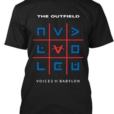 Новая Популярная The Outfield Voices Of Babylon Английская Музыкальная Футболка Размер S 4XL