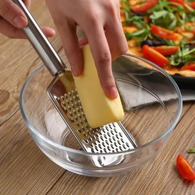 Ручная терка для сыра из нержавеющей стали, многоцелевые кухонные терки для шоколада, масла, фруктов, овощей, кухонных принадлежностей