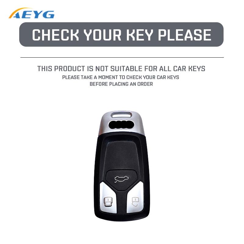 Fashion TPU Car Remote Key Case Cover Shell Fob for A4 B9 A5 A6 8S 8W Q5 Q7 4M S4 S5 S7 TT TTS TFSI RS Key Rope Accessories
