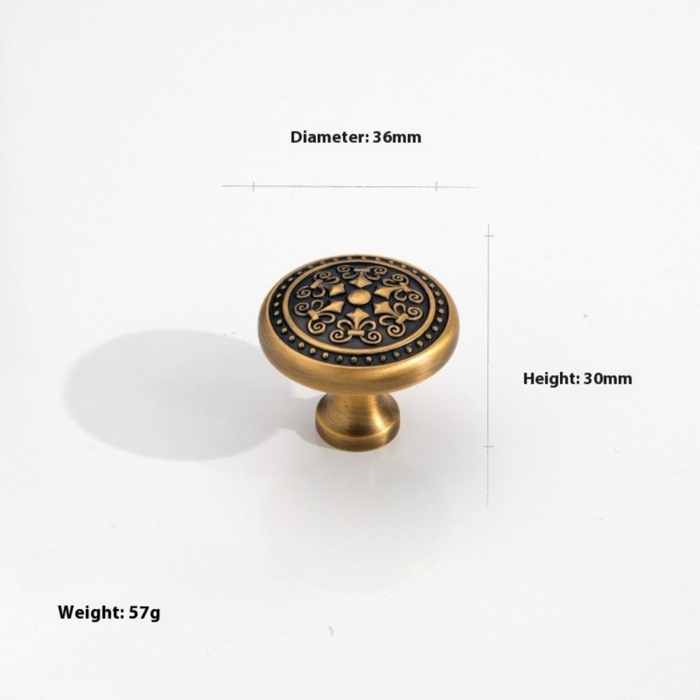 1 шт. винтажная ручка для шкафа, многоразмерная дверная ручка, антикварная ручка для ящика, мебельный аксессуар