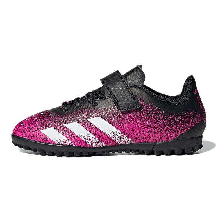 Adidas Predator Freak.4 H&l TF J Abrasion Resistant Abrasion Resistant Low top Soccer Shoes Rose Red Kids' FW7538