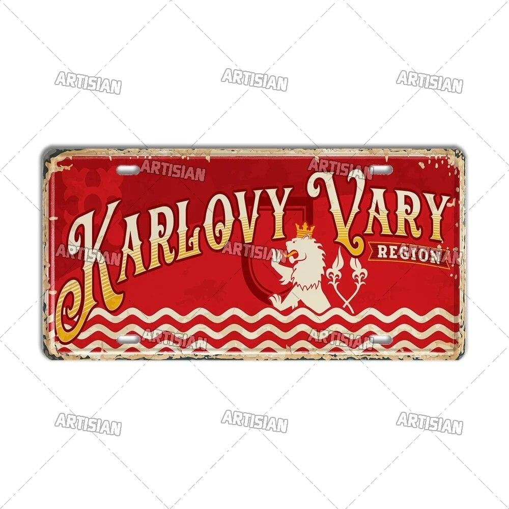 Artisian CZECH MINSK MOSCOW Ctiy Russia Travel Metal Sign Landmark Tin Plaque License Plate Car Plate Wall Decor Garage Bar