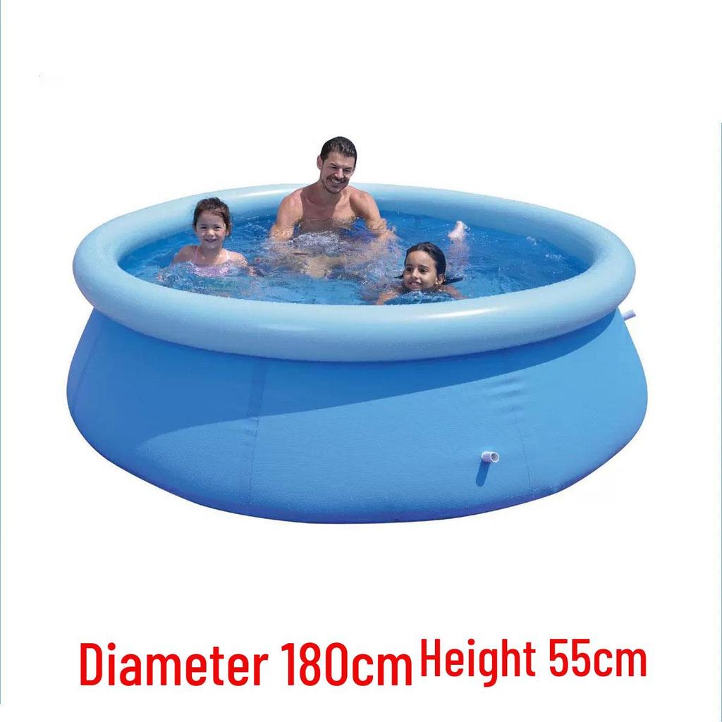 Надувной сетчатый бассейн: Большой круглый бассейн для взрослых и детей