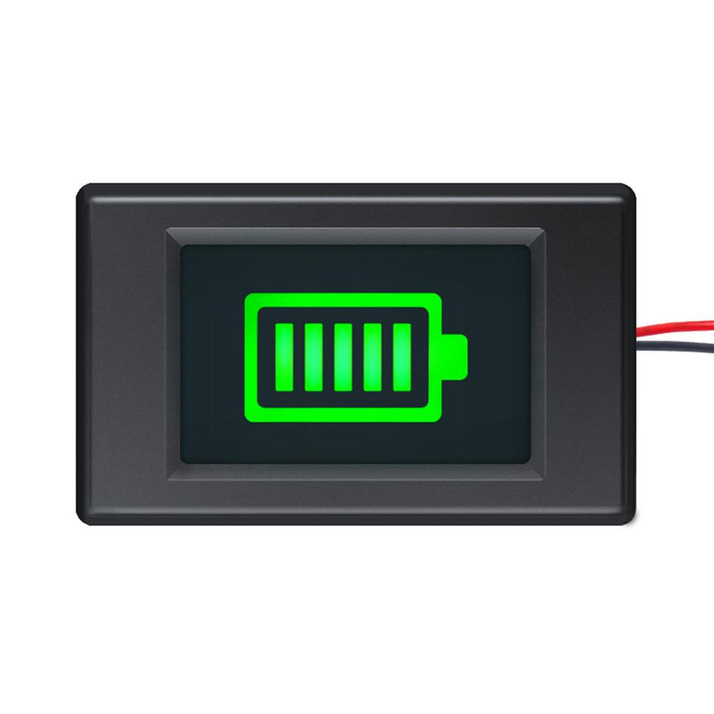 Мониторы аккумуляторных батарей, цифровой тестер емкости аккумуляторных батарей DC5-50 В, вольтметр, индикатор заряда аккумуляторной батареи 12 В, 24 В, 48 В