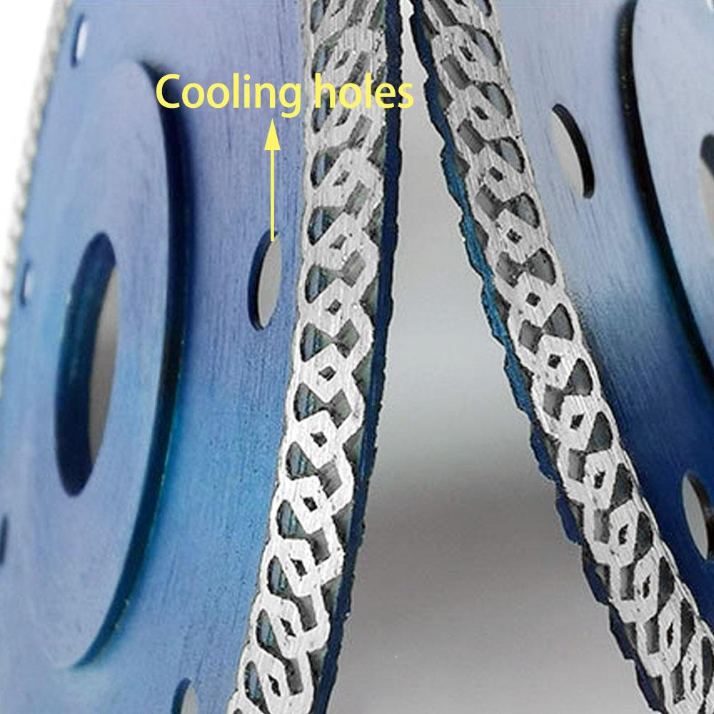 Турбо-алмазная пила, режущий диск для гранита, мрамора, керамогранита, керамические лезвия, 3 размера для угловой шлифовальной машины, алмазная пила