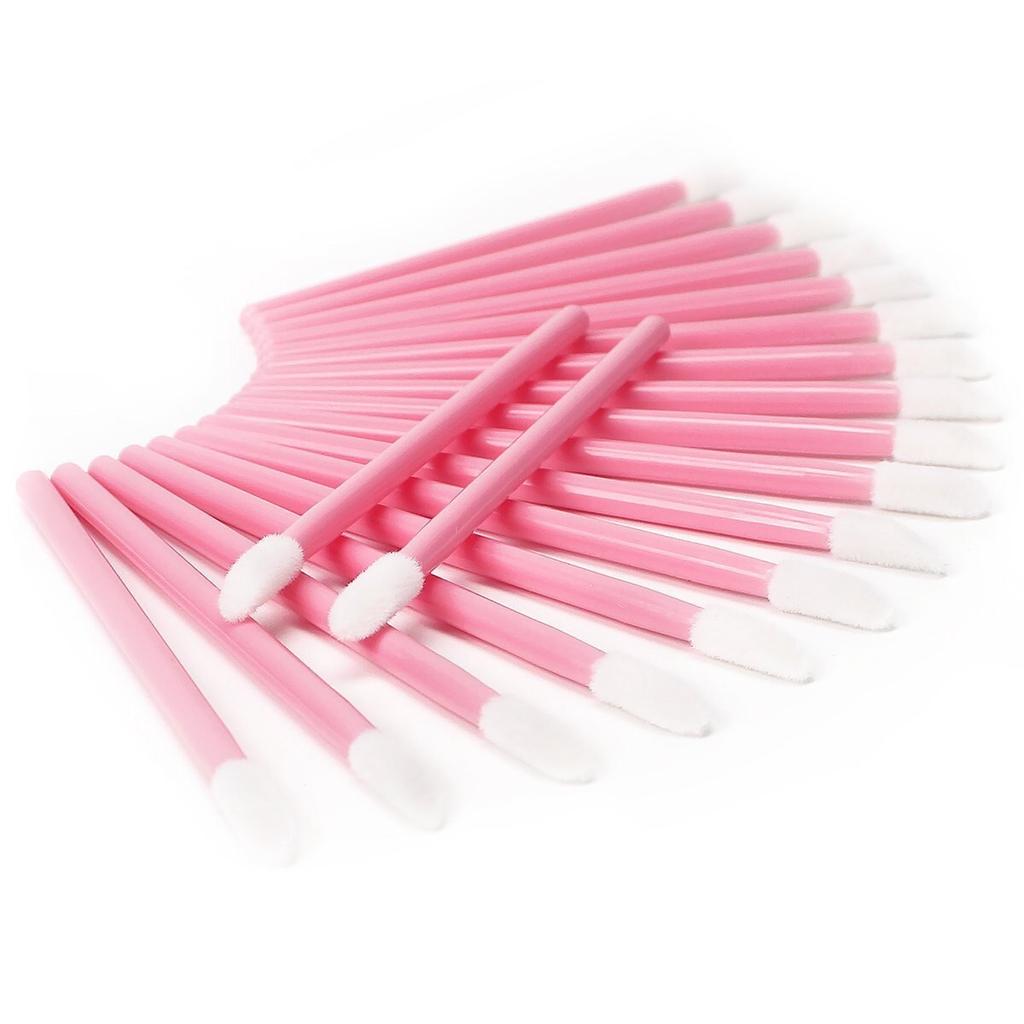 50/100pcs Disposable Makeup Lip Brush Lipstick Mascara Wands Applicators Eyelash Eyeshadow Lip Gloss Brushes Cosmetic Tools