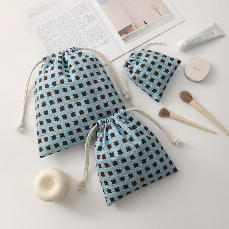 Набор: Мультяшный рюкзак-мешок и косметичка: Женская коллекция для хранения из трех предметов