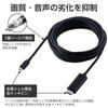 ELECOM Usb C Conversion Cable 5m Type-C To HDMI 4K(3840×2160px)/60Hz Multi Display Mirroring [iPhone MacBook iPad Android Etc.] Black 16 Series