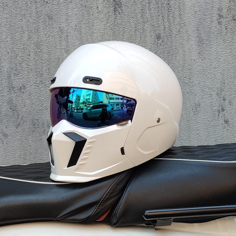 Новый Scorpion Retro Motorcycle Cascos Moto Locomotive Personality Многоцелевой комбинированный шлем Half ML XL XXL XXXL