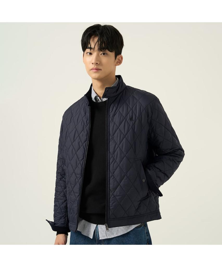 Beanpole Men [Essential] Diamond Padded Harrington Jacket Black