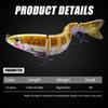 Multi Joint Segement Swimbait Pike Wobblers 12.8cm-18g Crankbait Fishing Lure Isca Artificia For Bass Pike Lure
