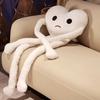 Creative Long Arms Love Heart Shape Pillow Cute Stuffed Red Black White Heart Pillow Soft Plush Toys Lover Friends Festival Gift