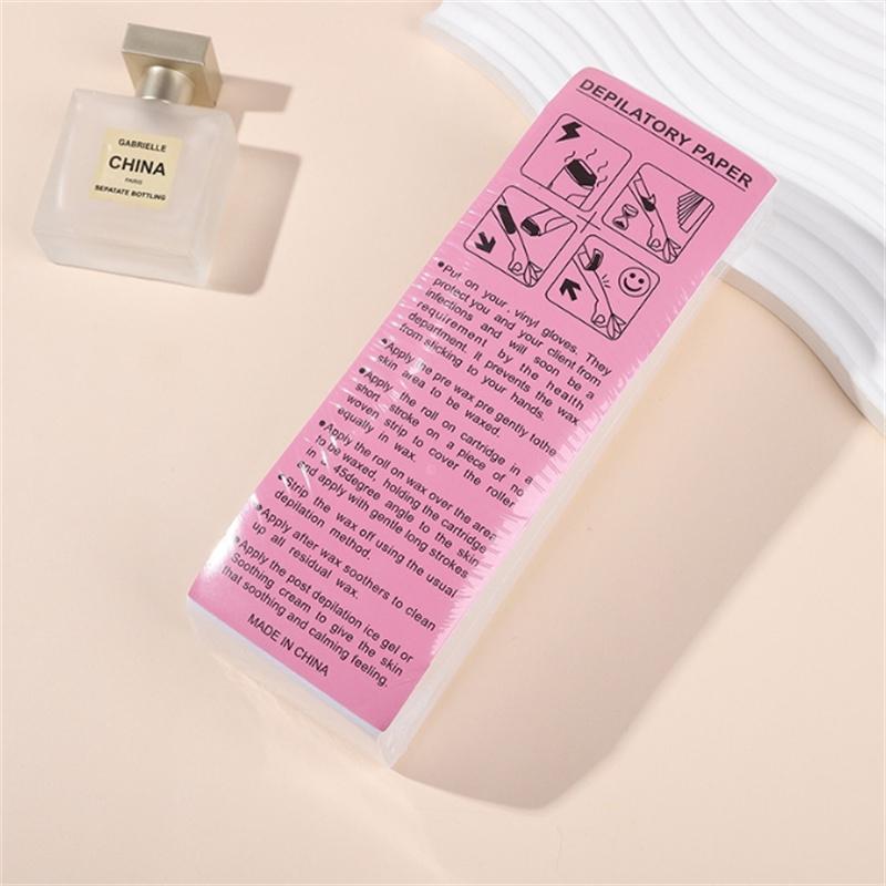100/200/500 шт. Бумага для депиляции для женщин и мужчин, нетканая, высококачественная, для тела, ног, рук, эпилятор, восковые полоски, рулон