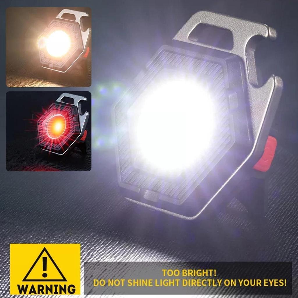 Маленький мини-светодиодный небольшой фонарик-брелок, сильный портативный фонарик, ультра-легкий