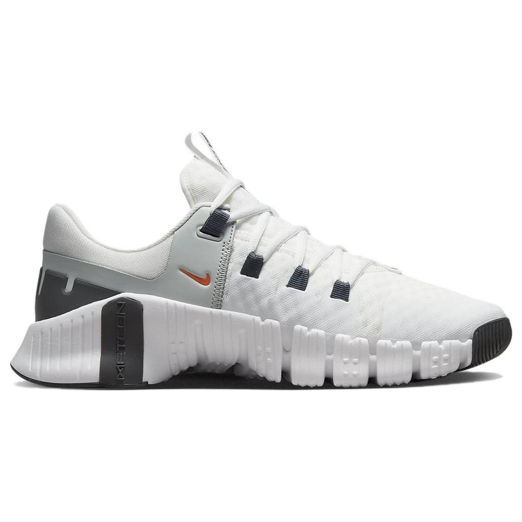 Nike Free Metcon 5 White Bright Mandarin Мужские кроссовки Summit-Белый Светло-Серебристый Железно-Серый DV3949-101