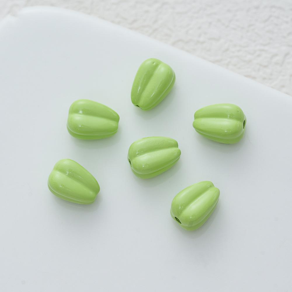 Цвет сплава Бутон Сделай сам Аксессуары Ручная работа Ювелирные изделия Разделитель бусин в виде цветка тюльпана Материал для бисерного ожерелья Цепочка для мобильного телефона