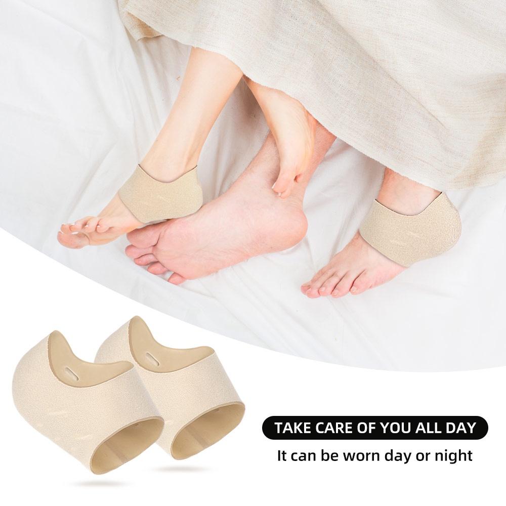 Модернизированные пяточные чашки, вставки для подошвенного фасциита, подушка для пяточных подушечек отлично подходят для лечения болей в пятках, лечения сухих потрескавшихся пяток, тендинита ахиллова сухожилия.