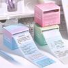 New Gradient Color Boxed Sticky Notes Students with Full Adhesive Index Label Stickers Memo Pad 256 Pieces