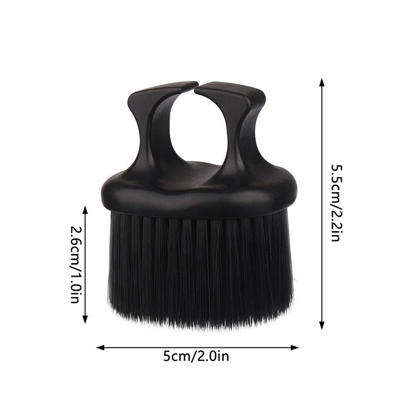 Hair Salon Professional Hair Cutting Cleaning Hair Brush Hairdressing Neck Brush Beard Styling Brush Ring Beard Brush