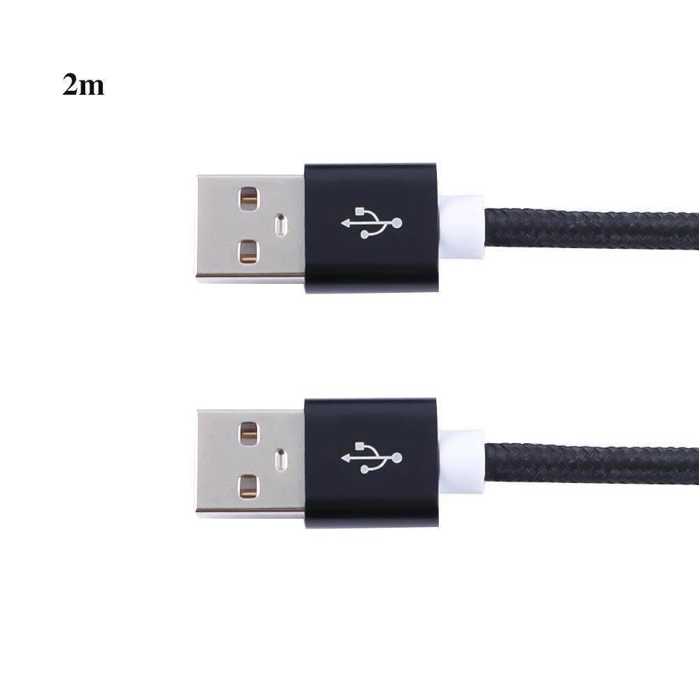 1м/1.5м/2м Портативный USB на USB для радиатора Тип A USB-удлинитель USB-удлинительный кабель USB-кабель Удлинитель Папа на Папу